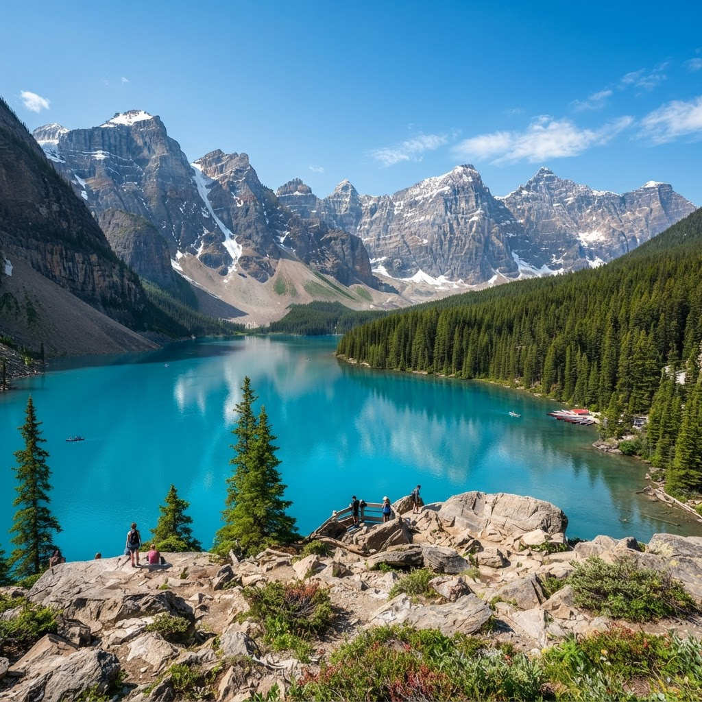 Moraine Lake near Calgary