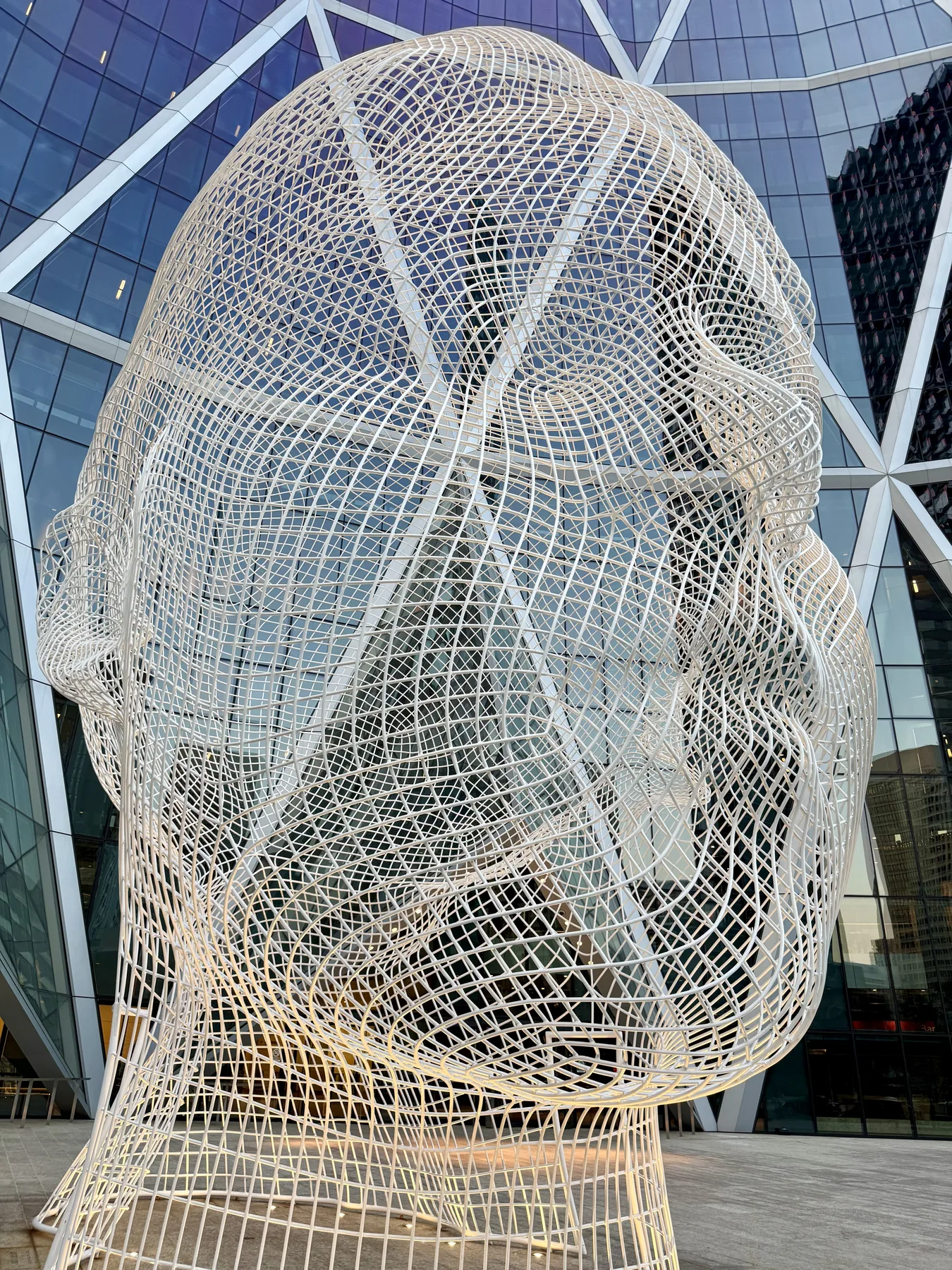 Wonderland public artwork in downtown Calgary